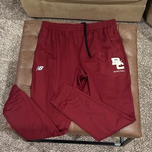 New Balance Burgundy Boston College Joggers